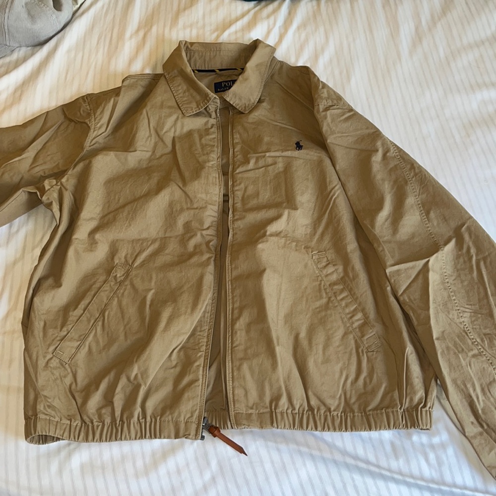 Polo zip up wind breaker